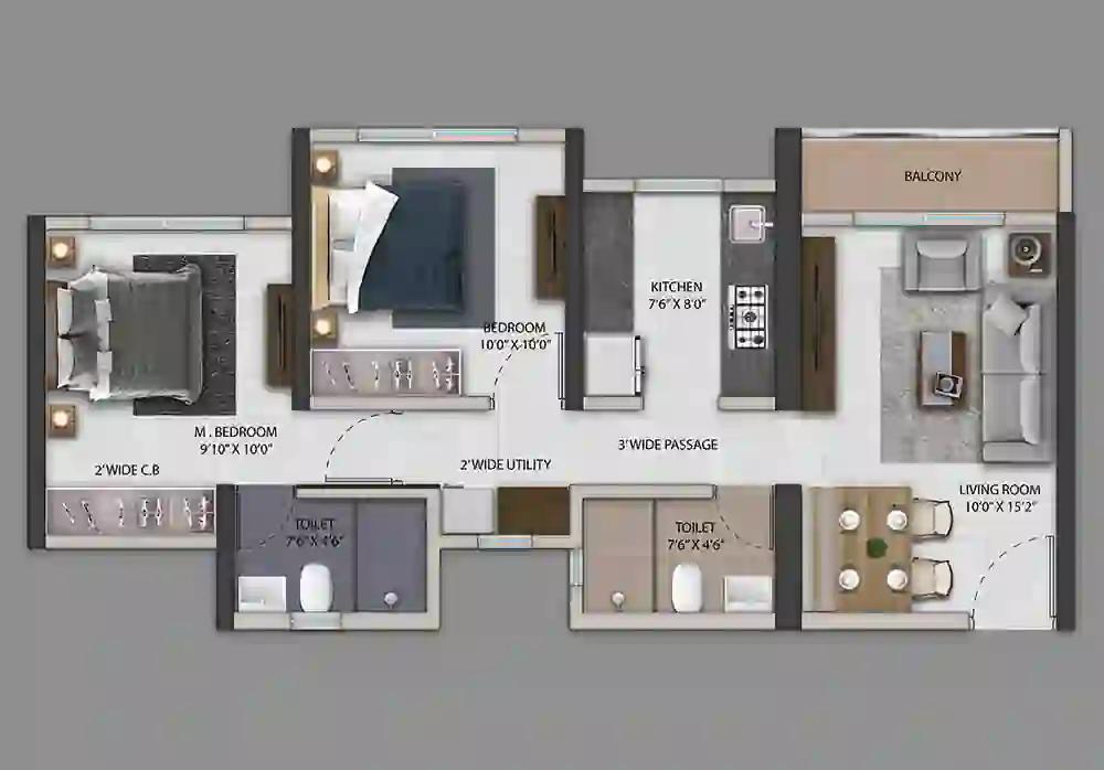 2 BHK